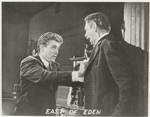 James Dean and Raymond Massey in the motion picture East of Eden.