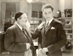 Rudolph Schildkraut and Arthur Lubin (as father & son) in the motion picture His People.