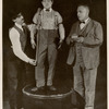 Eddie Cantor, Lew Hearn and unidentified actor in the touring stage revue The Midnight Rounders.