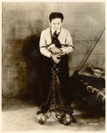 Harry Houdini in "The Grim Game"