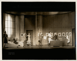 "Margaret Dale, Danny Kaye, Jeanne Shelby, MacDonald Carey, Victor Mature and Gertrude Lawrence in Lady in the Dark."