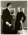 Victor Mature and Gertrude Lawrence in Lady in the Dark.