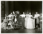 Danny Kaye (center) and unidentified actresses in Lady in the Dark.