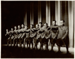 Irving Berlin and company in the stage production This Is the Army.