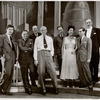 Publicity photo of Ethel Merman and unidentified men from Call Me Madam