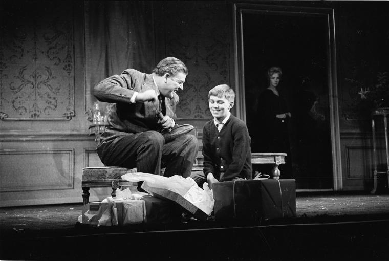 Ralph Bellamy and Richard Thomas in the stage production Sunrise at
