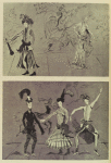 Costume design sketches for the stage production Lady in the Dark