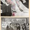 Top: Irene Bordoni in the stage production Louisiana Purchase; Bottom: Irene Bordoni and cast members in the stage production Louisiana Purchase