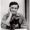 Jerry Herman holding a cat