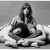 Publicity photo of Diane Keaton, Barry McGuire, and Steve Curry in the stage production Hair