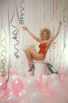 Bette Midler posing for After Dark magazine