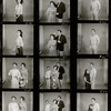 Nancy Kwan, James Olsen and unidentified others in publicity for the stage production The World of Suzie Wong