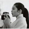 Nancy Kwan on set on the motion picture The World of Suzie Wong.