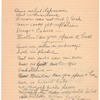 Holograph lyrics to "Brother Can You Spare a Buck" by "Yip" Harburg