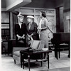 Spring Byington (center), Verna Felton, and Frances Rafferty in the television series December Bride.