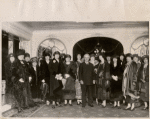 E. F. Albee and a group of noted society and stage women.