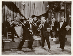 Jimmy Durante, Lou Clayton, and Eddie Jackson in the motion picture Roadhouse Nights