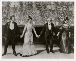 The The Four Cohans: George M. Cohan, Josephine "Josie" Cohan, Jeremiah "Jere" Cohan, and Helen "Nellie" Cohan.