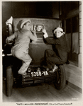 Ole Olsen, Helen Broderick, and Chic Johnson in the motion picture 50 Million Frenchmen.