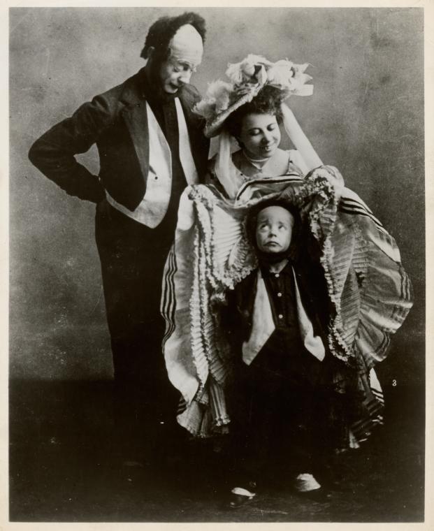 The Three Keatons [Buster, Joe & Myra] - NYPL Digital Collections