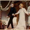 Gower Champion, Mary Martin and Robert Preston taking curtain call after performance of the stage production I Do, I Do