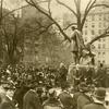 Unveiling of statue of  Edwin Booth as Hamlet, Gramercy Park, 1918