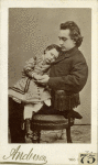 Edwin Booth with daughter Edwina