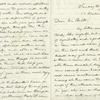Sympathy letter to Edwin Booth concerning brother John Wilkes Booth