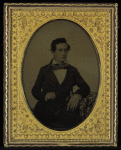 Framed photograph of Edwin Booth