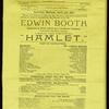 Silk souvenir program, Hamlet, Brooklyn Academy of Music, 1891