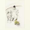 Cheval et singe dresses, 1899