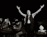 Jason Robards, Jr. (standing) and cast in the stage production The Iceman Cometh