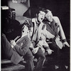 Mike Rupert, Robert Goulet and David Wayne in the stage production The Happy Time.