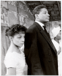 Ossie Davis and Ruby Dee in the stage production Purlie Victorious.