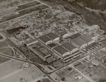 Aerial view of Warner Bros. Studio.