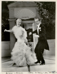 Ginger Rogers and Fred Astaire in the motion picture Top Hat.