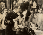 Stuart Holmes and Theda Bara in the motion picture Under Two Flags