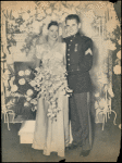 Wedding photo of Eleanor Powell and Glenn Ford