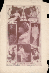 Photo collage of Florence Lawrence. Motion Pictures August 1911