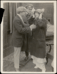 Florence Lawrence with unidentified actors in unidentified production