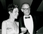 Mr. and Mrs. Arthur Miller at John Wharton's birthday party