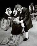 Barbara Stanton, Thayer David, Pamela Gruen, Susan Carr, and Kelly Jean Peters in National Repertory Theater production of The Crucible
