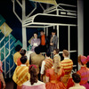 Gretchen Wyler, Dick Gautier, Dick Van Dyke, and ensemble in the stage production Bye Bye Birdie