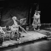 Art Ostrin, Kate Reid, and Zoe Caldwell in the stage production Slapstick Tragedy (The Gnadiges Fraulein)