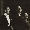 Richard Haydn, Noël Coward, and Beatrice Lillie in the stage production Set to Music
