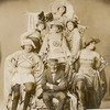 Lyricist Noble Sissle and cast members from the musical "Shuffle Along," ca. 1921