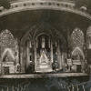 Looking toward the stage of the Century Theatre, New York, after the reconstruction into a medieval cathedral for the production of "The Miracle"