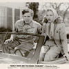 Frankie Thomas and Bonita Granville in the motion picture Nancy Drew and the Hidden Staircase