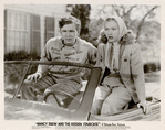Frankie Thomas and Bonita Granville in the motion picture Nancy Drew and the Hidden Staircase
