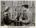 Bonita Granville, unidentified actress and Frankie Thomas in the motion picture Nancy Drew...Reporter.